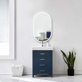 Oval Acrylic LED Mirror – 450x750mm | LDO-A-4575