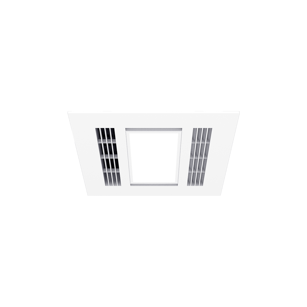 Furnace Mini 2200w PTC Fan Forced Heat 3 in 1
Bathroom Heater Exhaust Fan with 18w Tricolour Light
White
