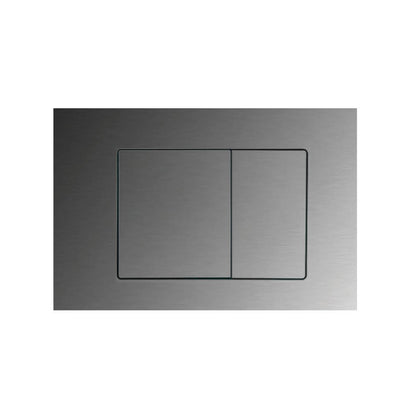 R&T Square push plate Gun Metal For G30032 or G30031 Push Button