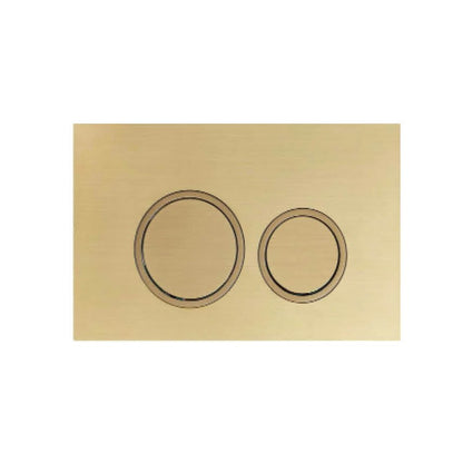 R&T Round push plate Brushed Gold For G30032 or G30031 Push Button