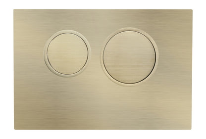 R&T Round push plate Brushed Gold For G30032 or G30031 Push Button