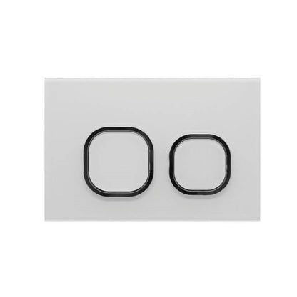 R&T Square glass push plate White For G30032 or G30031 Push Button