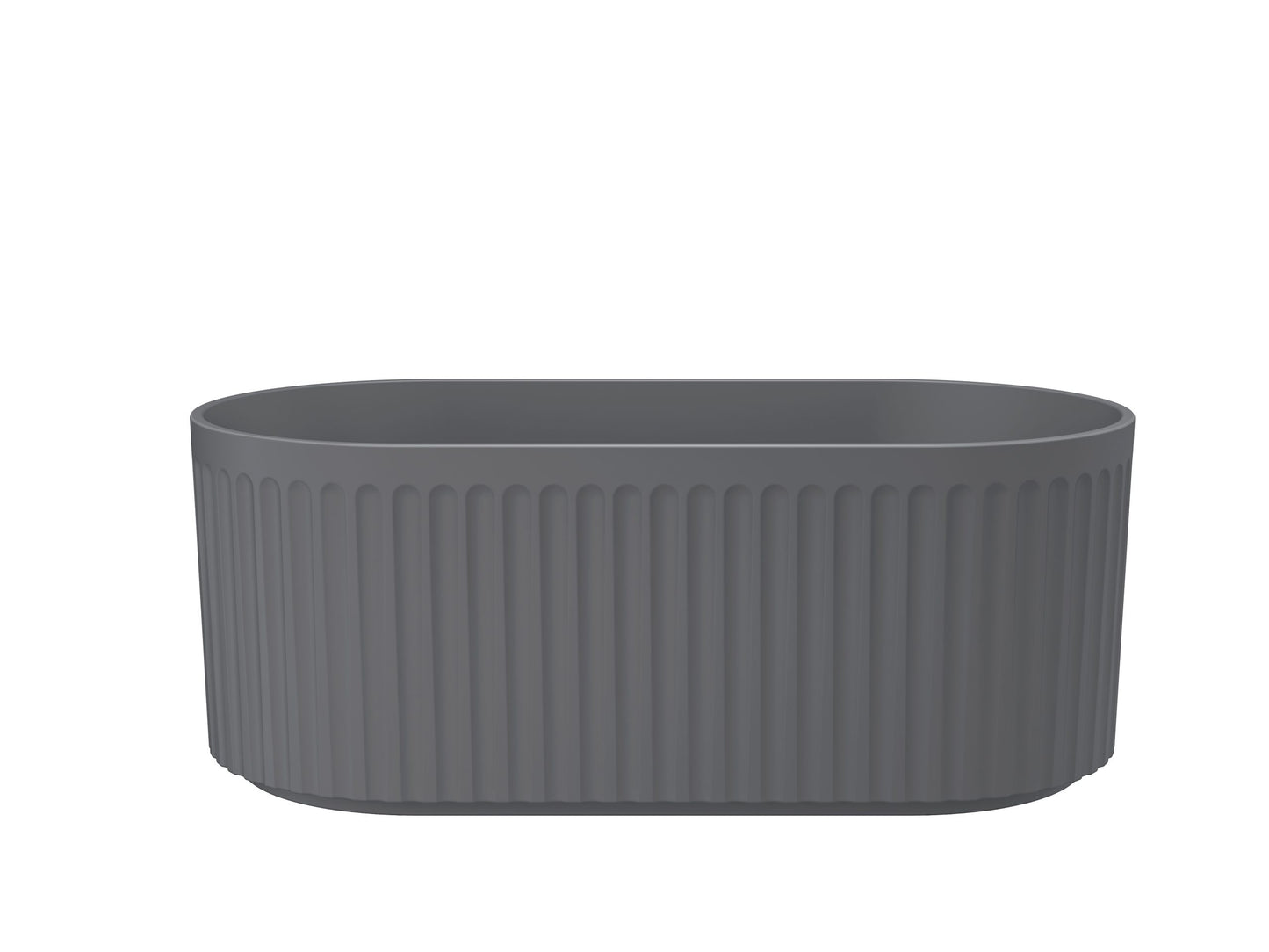 Georg 1700mm Freestanding Bath - Grey Blue