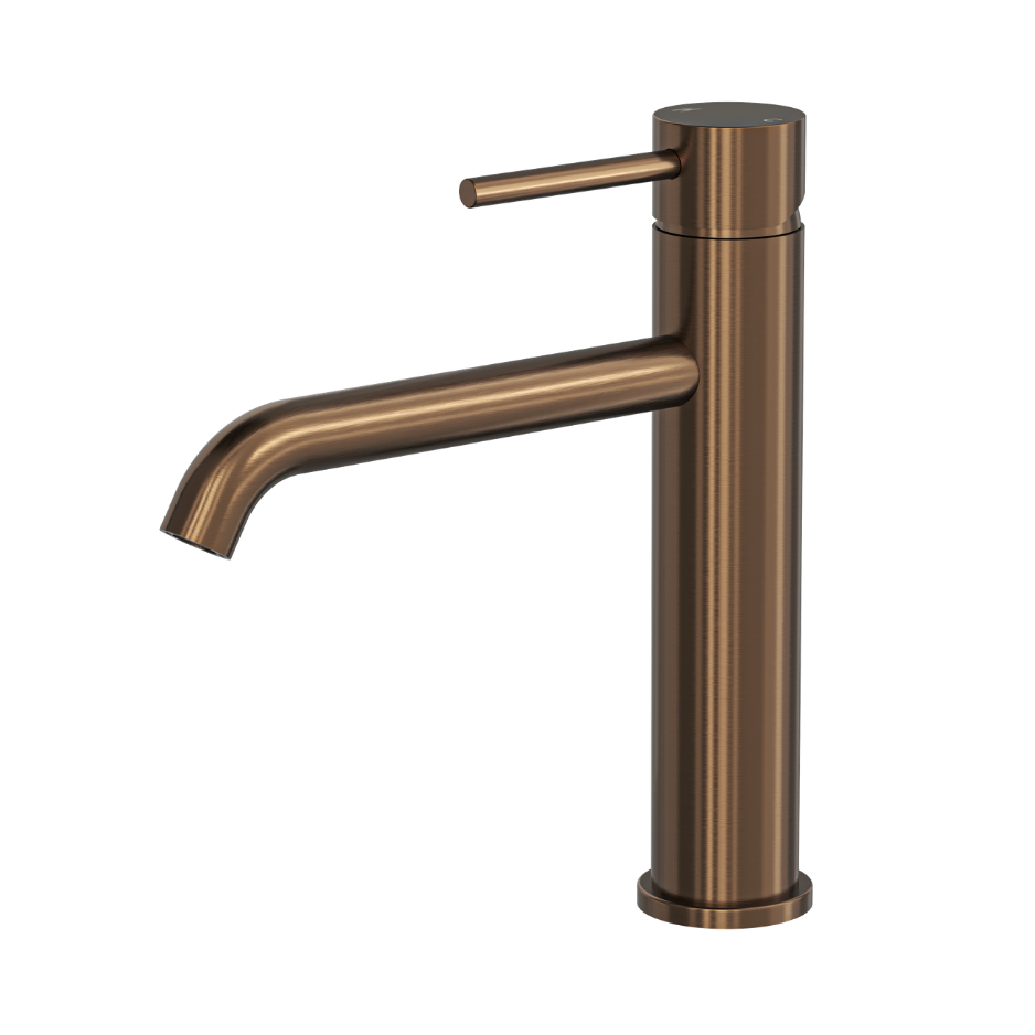 Gigi S3 Tall Basin Mixer - Aged Bronze