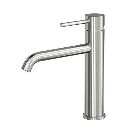 Gigi S3 Tall Basin Mixer - Brushed Nickel