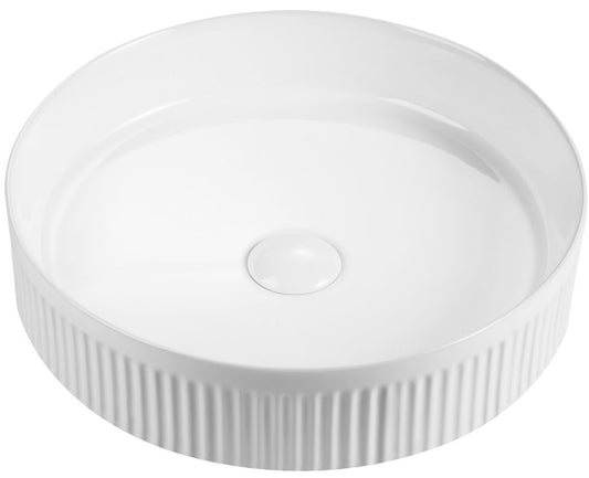 Aimee - Ceramic Basin - 410x410x100mm - Gloss White