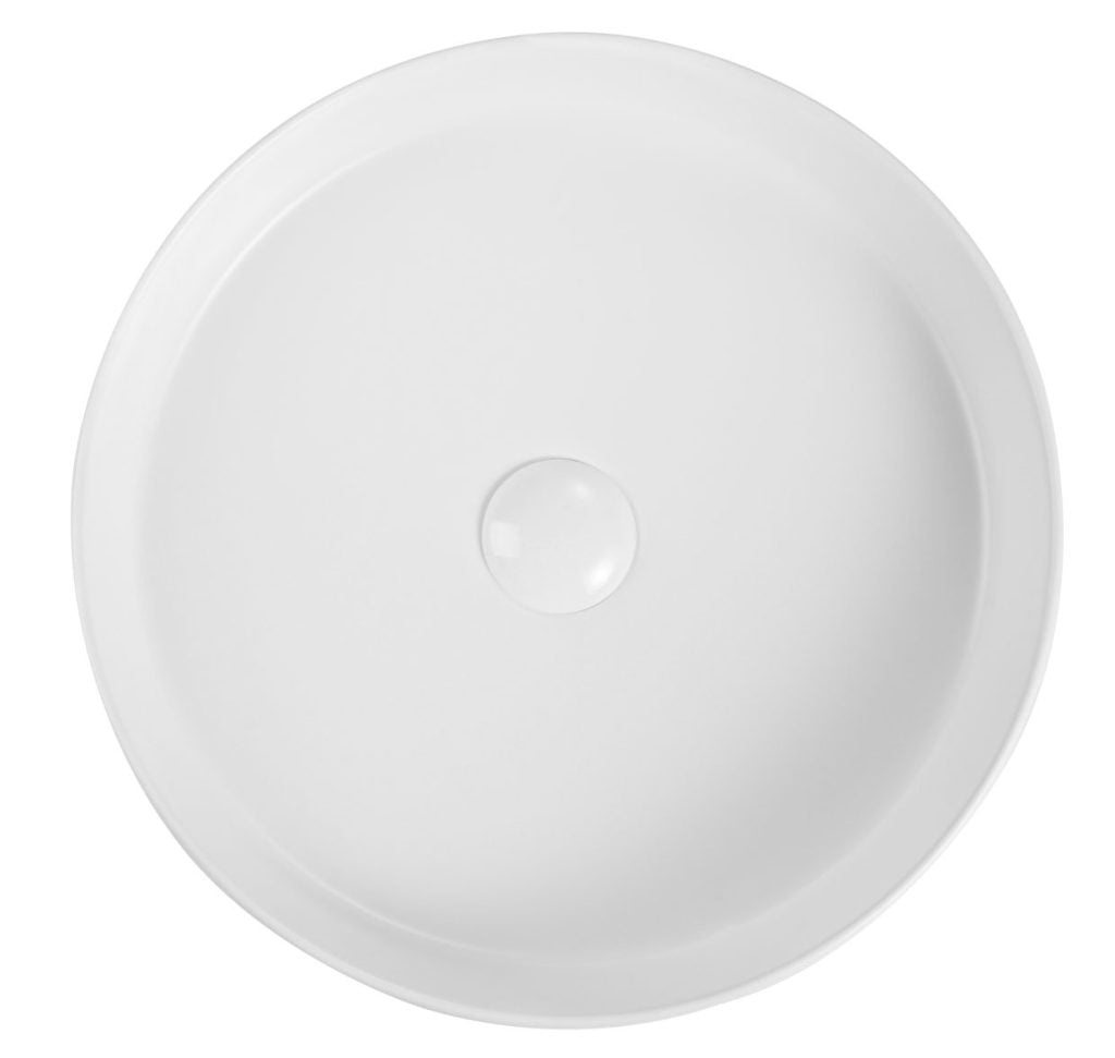 Aimee - Ceramic Basin - 410x410x100mm - Matte White