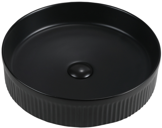 Aimee - Ceramic Basin - 410x410x100mm - Black
