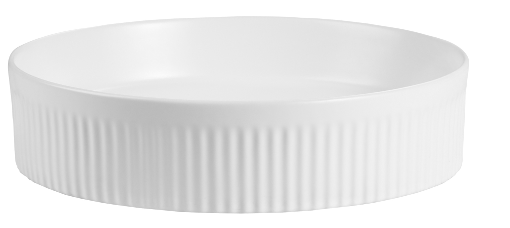 Aimee - Ceramic Basin - 410x410x100mm - Matte White