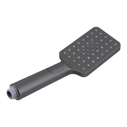 Square 3 Functions Gun Metal Grey ABS Handheld Shower