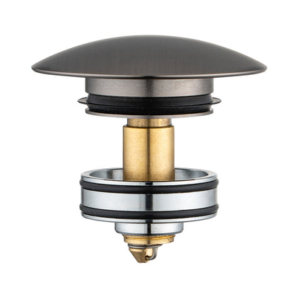Gun Metal Grey Brass Universal Basin/Bathtub Pop Up Waste