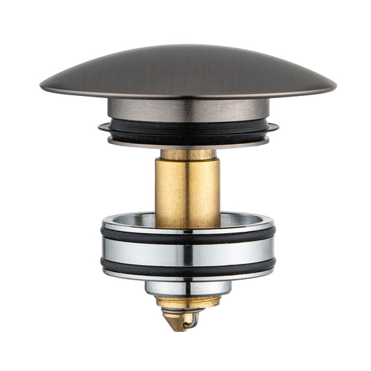 Gun Metal Grey Brass Universal Basin/Bathtub Pop Up Waste