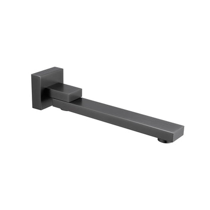 Gun Metal Grey Bath/Basin Wall Swivel Spout