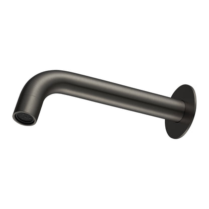 LUCID PIN Series Round Gun Metal Grey Bathtub/Basin Wall Spout(60mm Flat Back Plate)