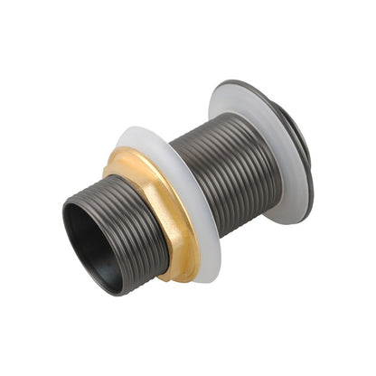 32/40mm Gun Metal Grey Brass Basin Pop Up Waste without Overflow
