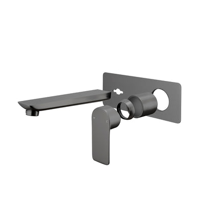 VOG Series Gun Metal Grey Wall Mixer With Spout(color up)