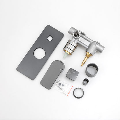 VOG Series Gun Metal Grey Wall Mixer with Diverter(color up)