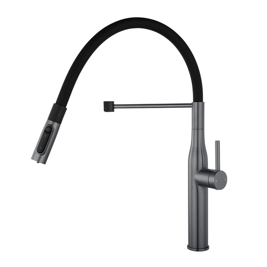 Gun Metal Grey Pull Out Kitchen Mixer