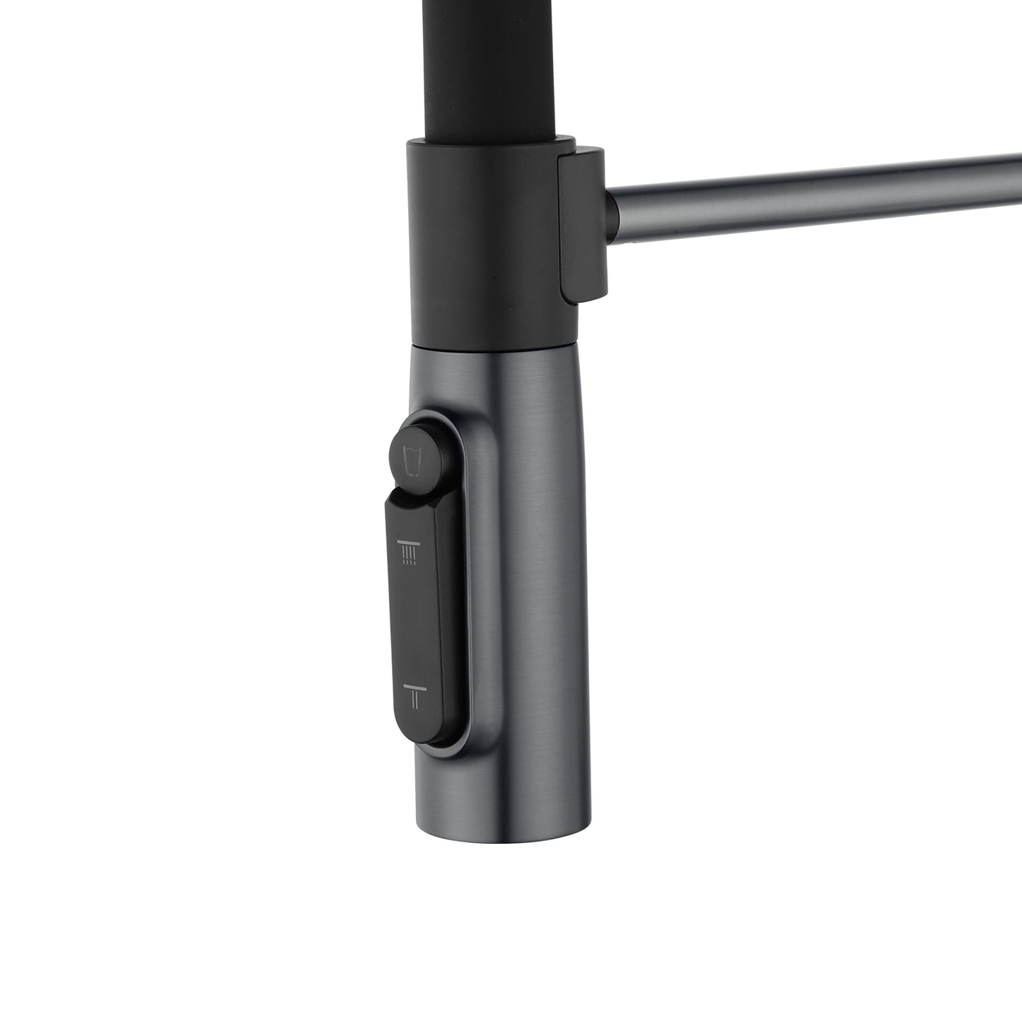 Gun Metal Grey Pull Out Kitchen Mixer