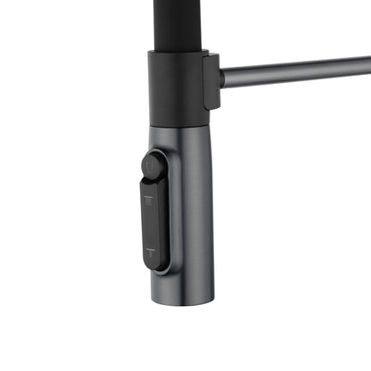 Gun Metal Grey Pull Out Kitchen Mixer