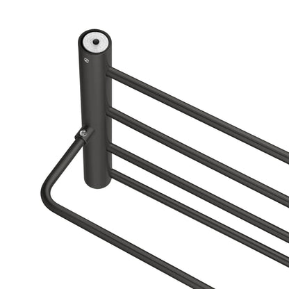 600mm Gunmetal 4 Bar Towel Rack | GM6202.TR