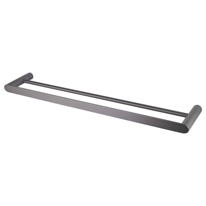 RUSHY Series Gun Metal Grey Double Towel Rail 600mm