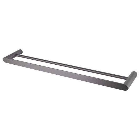 RUSHY Series Gun Metal Grey Double Towel Rail 600mm