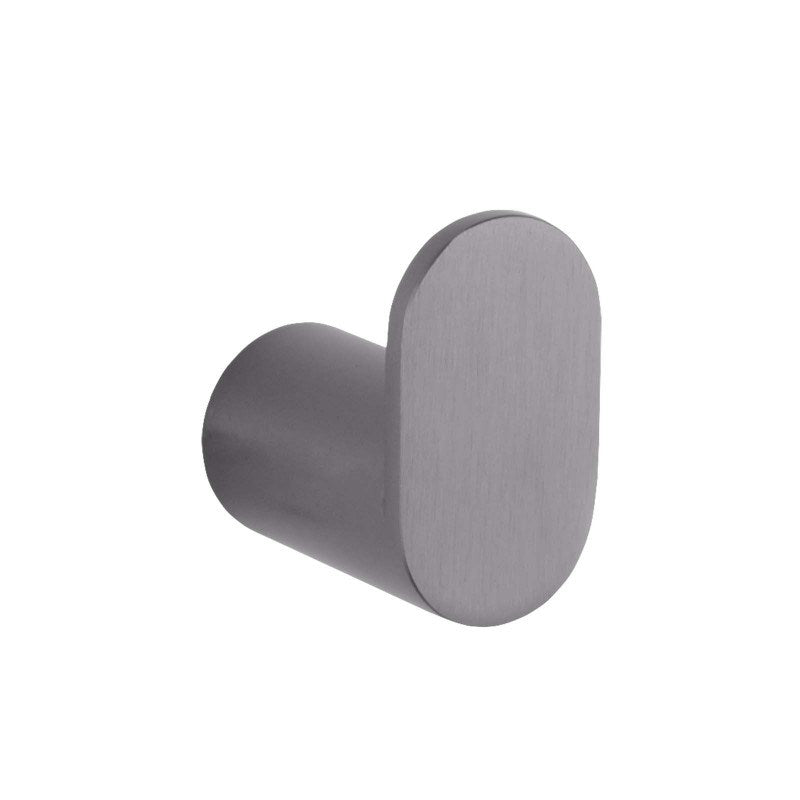 RUSHY Series Gun Metal Grey Round Robe Hook
