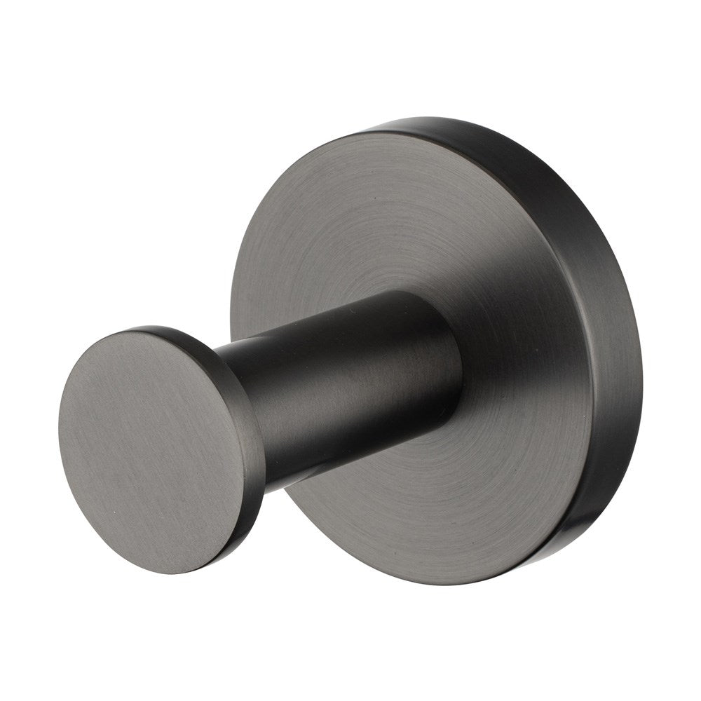 LUCID PIN Series Gun Metal Grey Robe Hook