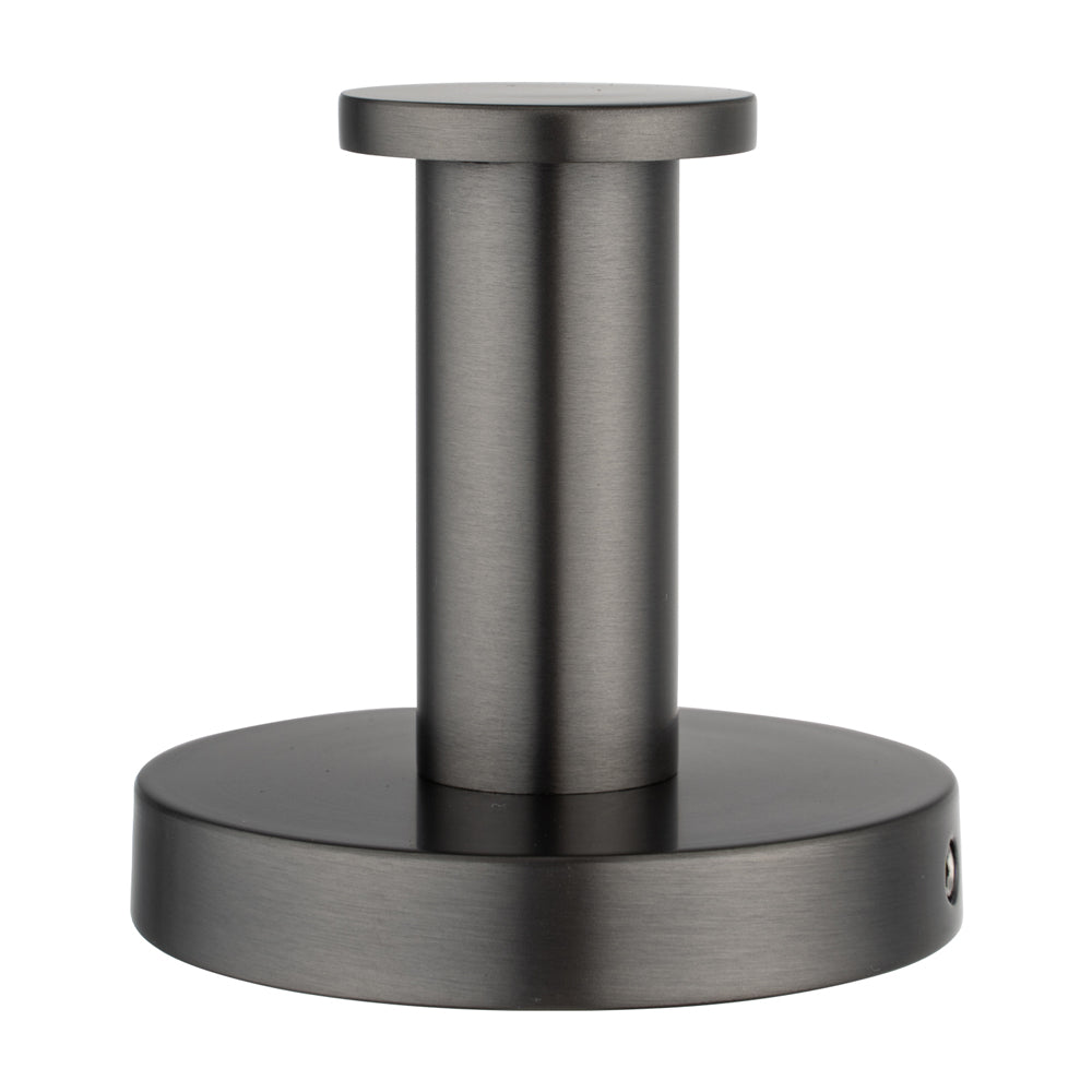 LUCID PIN Series Gun Metal Grey Robe Hook