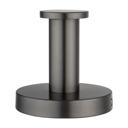 LUCID PIN Series Gun Metal Grey Robe Hook
