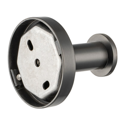 LUCID PIN Series Gun Metal Grey Robe Hook