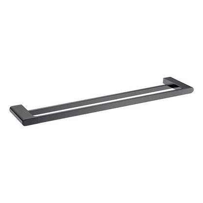 VOG Series Gun Metal Grey Double Towel Rail 800mm