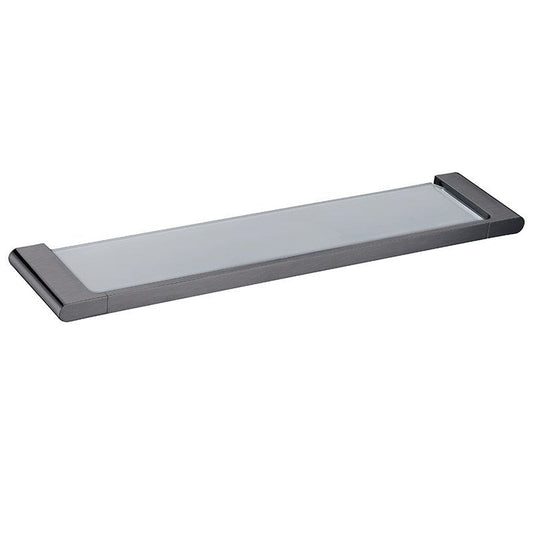 VOG Series Gun Metal Grey Glass Shelf