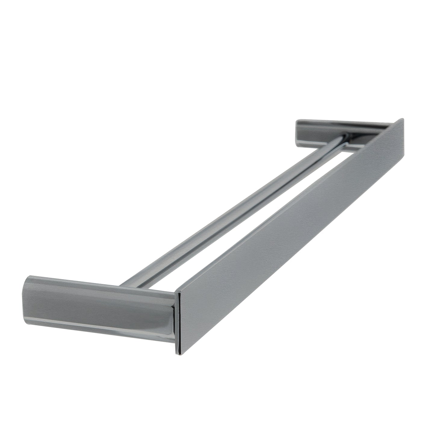 The Gabe 800mm Double Towel Rail  - Brushed Nickel