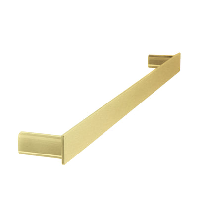 The Gabe 800mm Single Towel Rail  - Brushed Gold