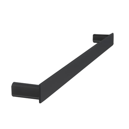 The Gabe 600mm Single Towel Rail  - Matte Black