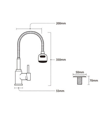 Giraffe Mixer with Hose