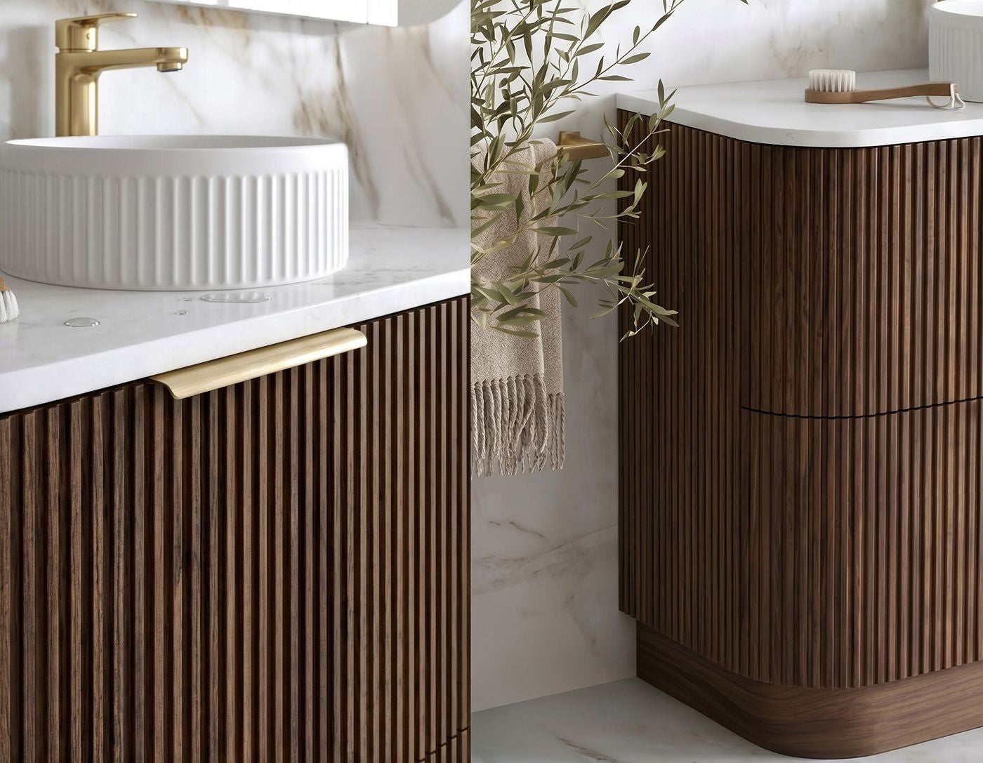 Havana 1200mm Sable Walnut Free Standing Cabinet