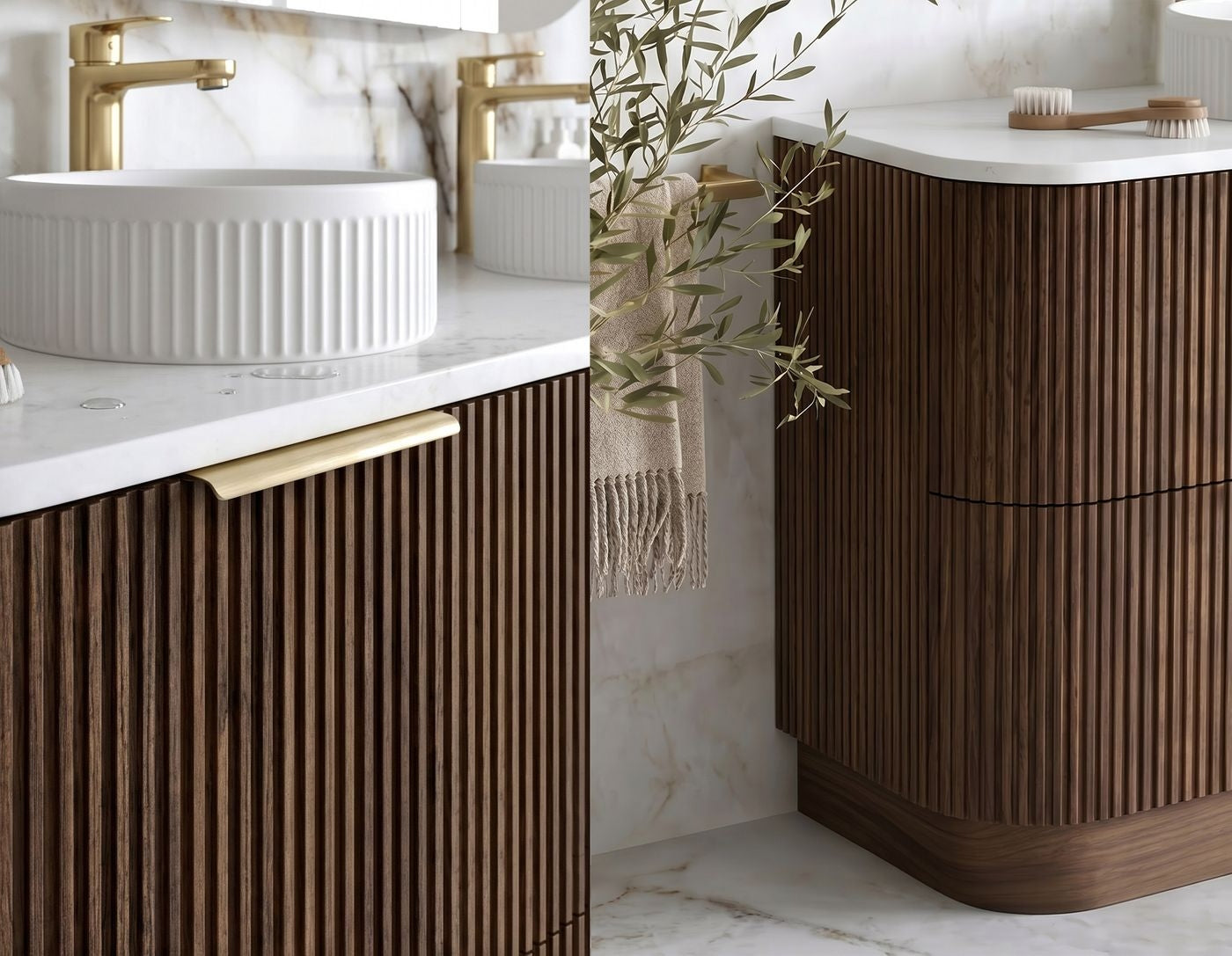 Havana 1500mm Sable Walnut Free Standing Cabinet