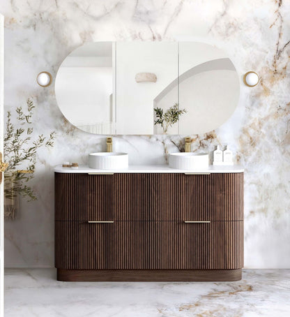 Havana 1500mm Sable Walnut Free Standing Cabinet