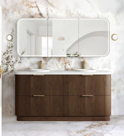 Havana 1800mm Sable Walnut Free Standing Cabinet