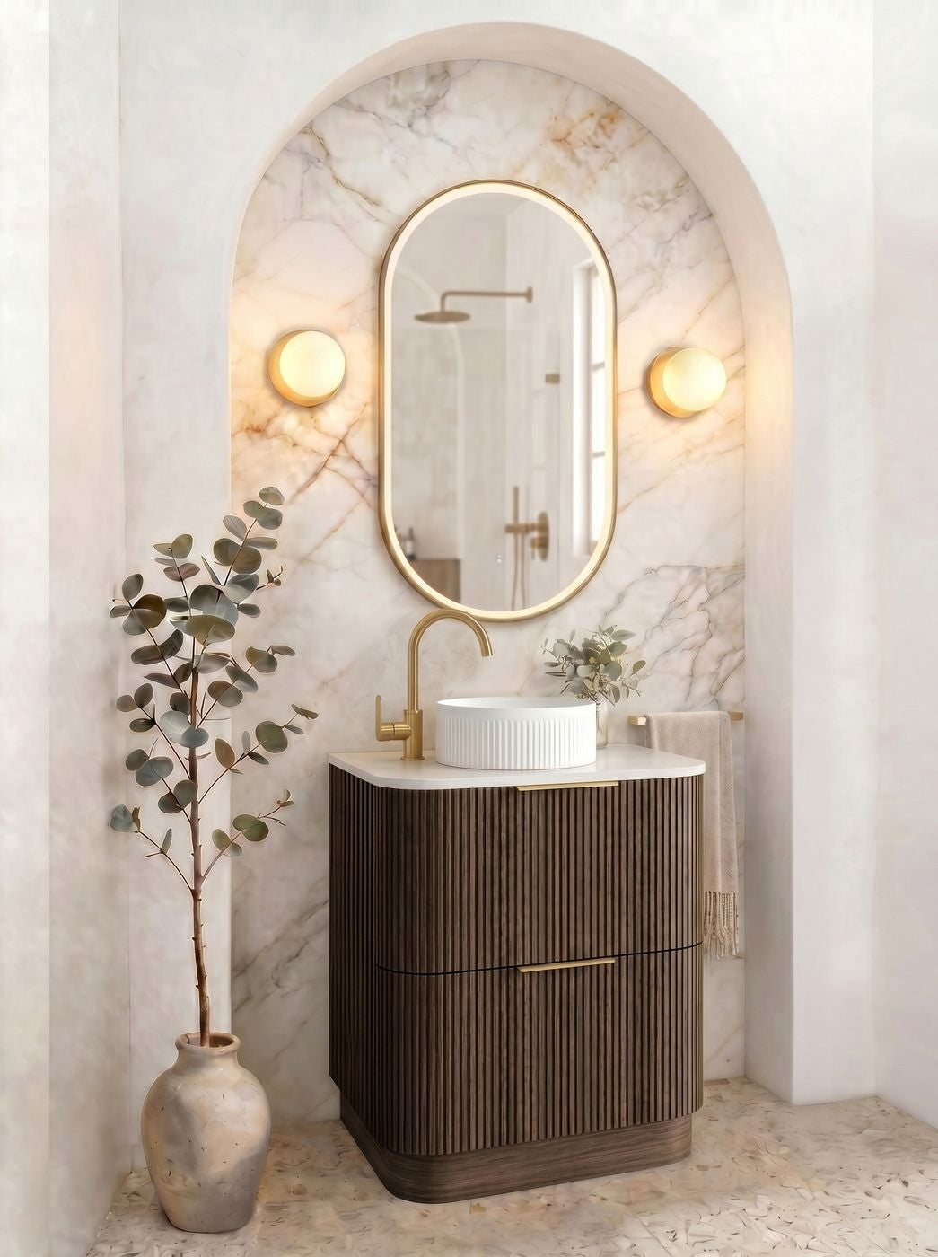 Havana 750mm Sable Walnut Free Standing Cabinet