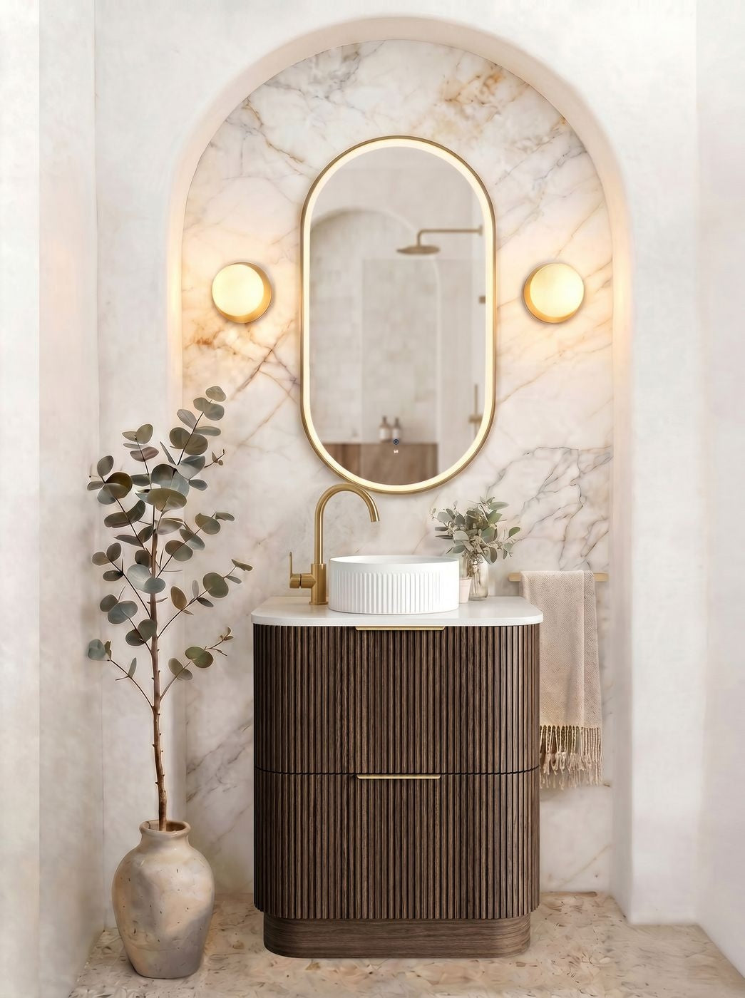 Havana 750mm Sable Walnut Free Standing Cabinet