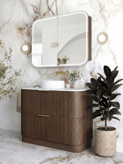 Havana 900mm Sable Walnut Free Standing Cabinet