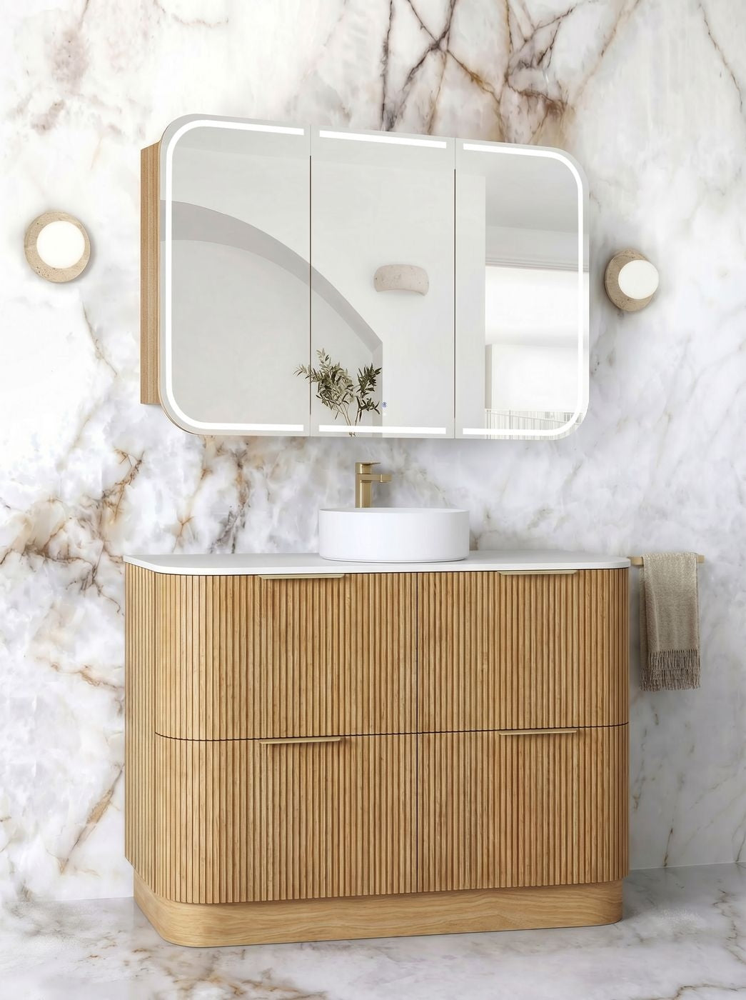 Havana 1200mm Woodland Oak Free Standing Cabinet
