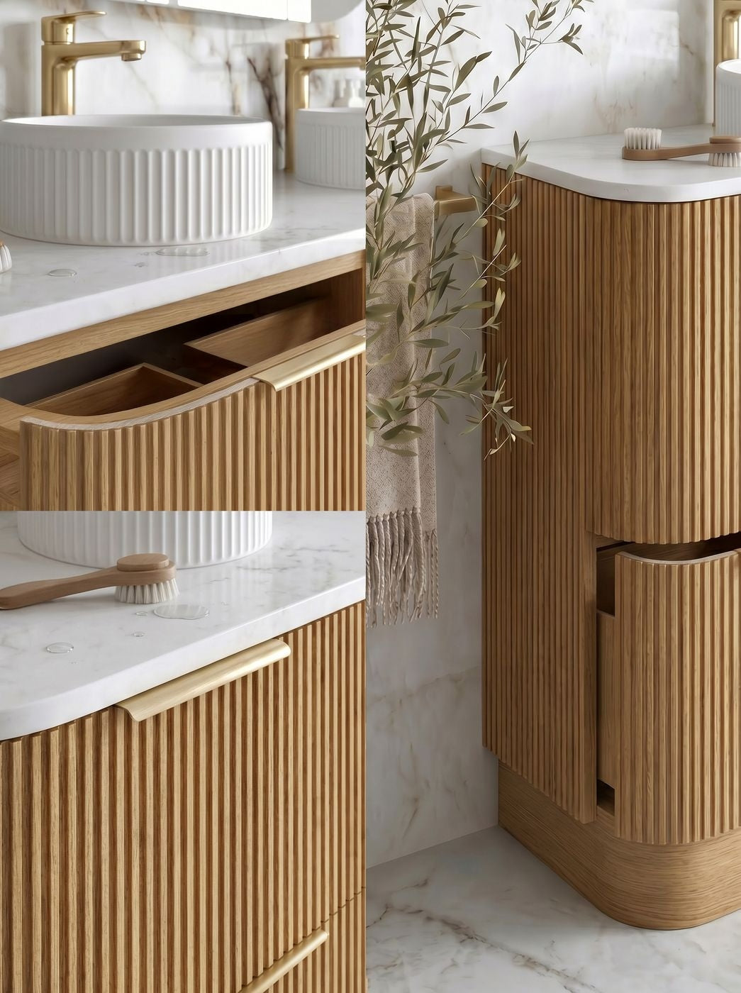 Havana 1800mm Woodland Oak Free Standing Cabinet