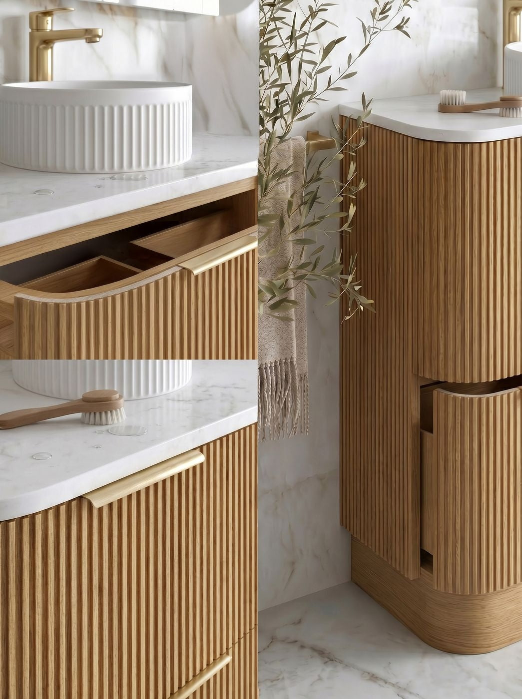 Havana 900mm Woodland Oak Free Standing Cabinet