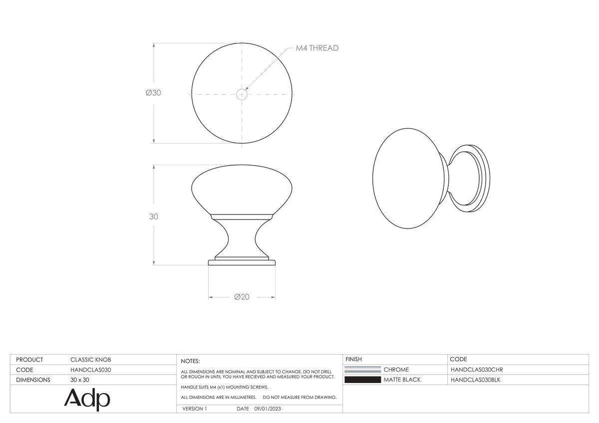 HANDCLAS030MBK