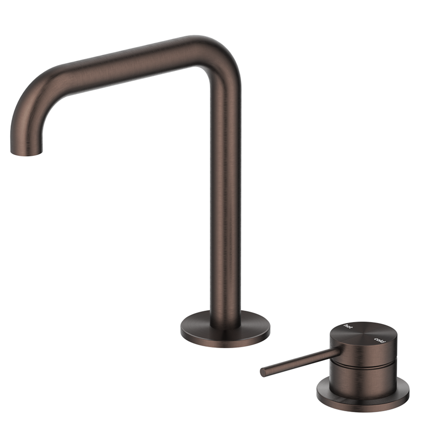 Mica Basin Hob Spout & Mixer - Dusk Bronze - (BOM)
